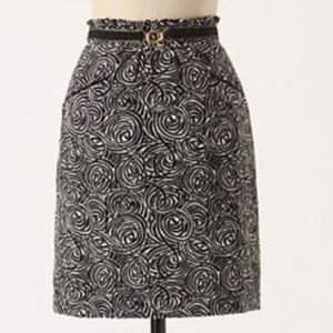 Anthropologie Elevenses Painted Night Skirt Size 6